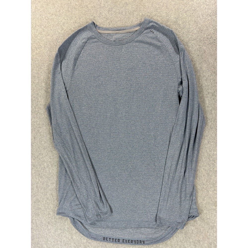 Lululemon Performance TECH Long Sleeve Crew Shirt (Men's XL) Blue